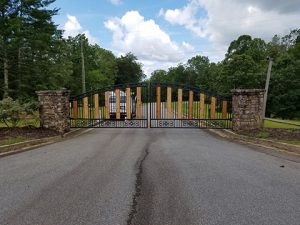 Electronic Access Gate Installation